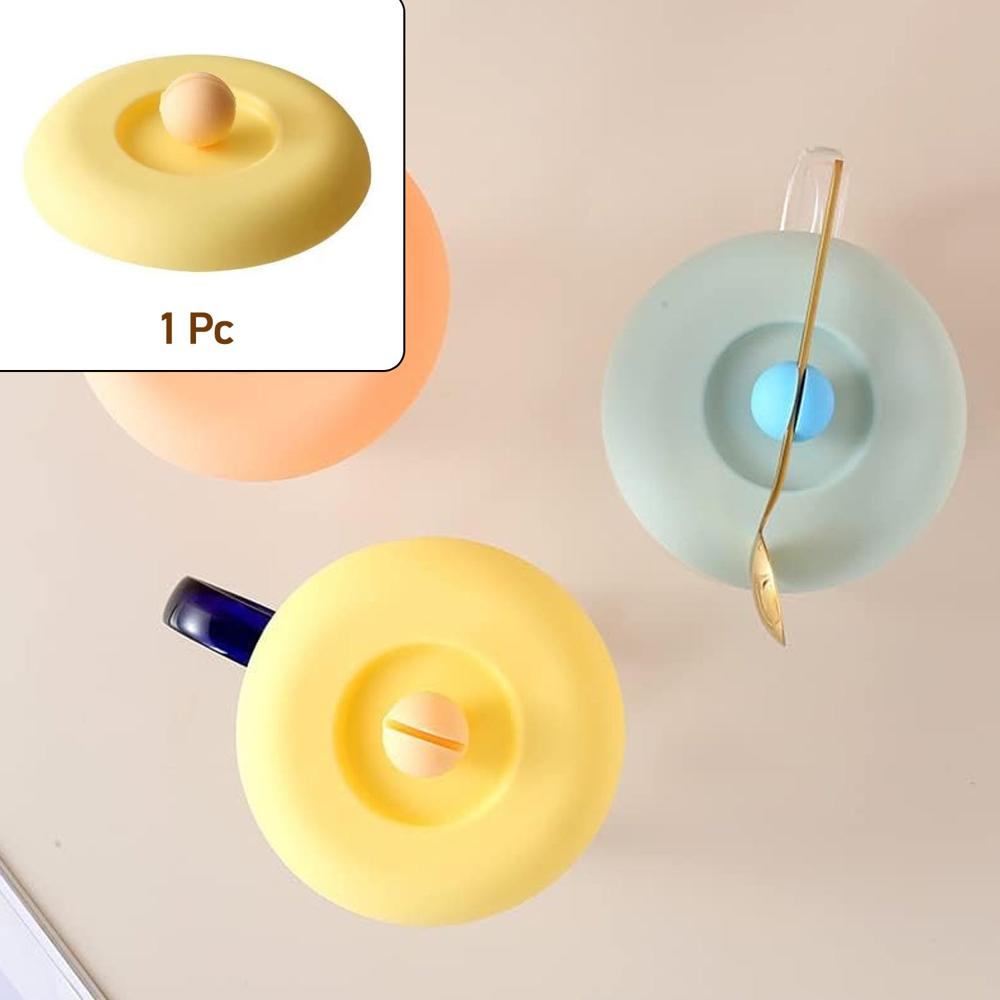 Cup/Mug Lid Dust Proof Silicone Rubber Airtight Seal (Lid Only, 1 Pc) - Application: As Per Product Requirement