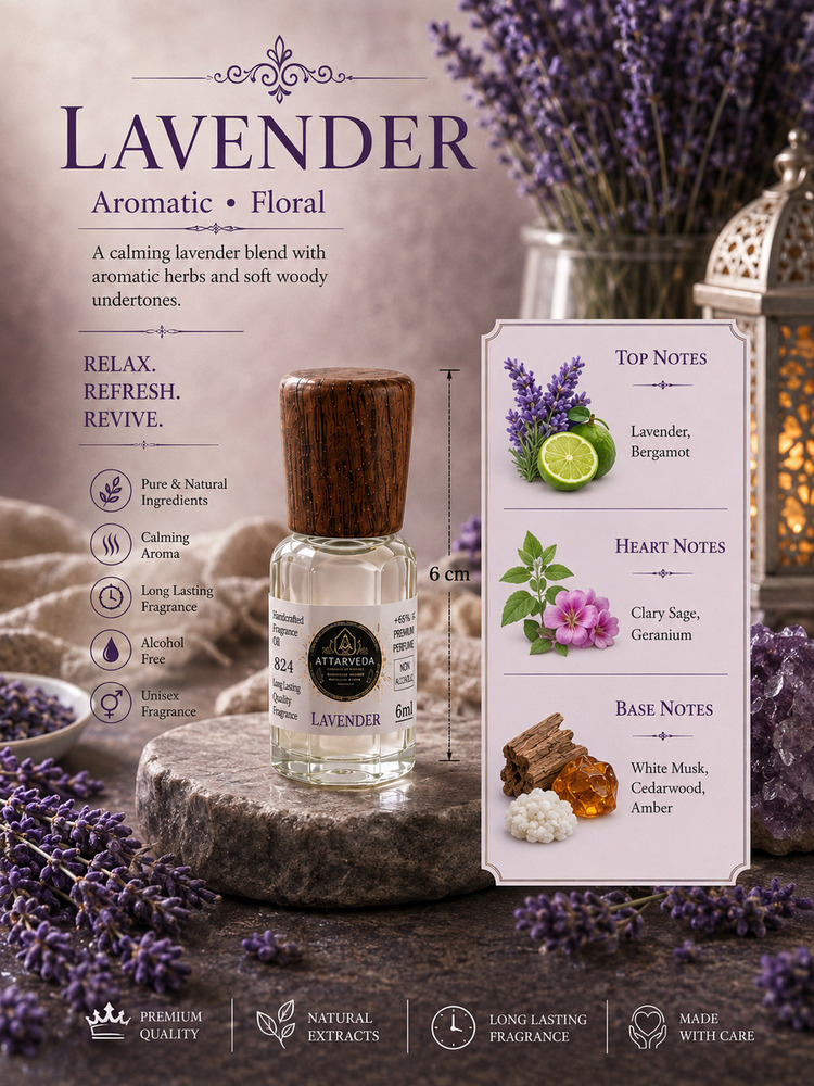 Lavendar Aromatic Floral Perfume