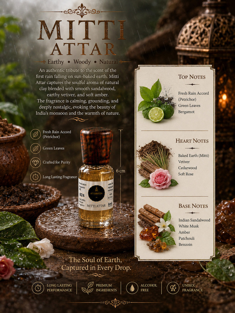 Mitti Attar - Ingredients: Baked Earth (Mitti)