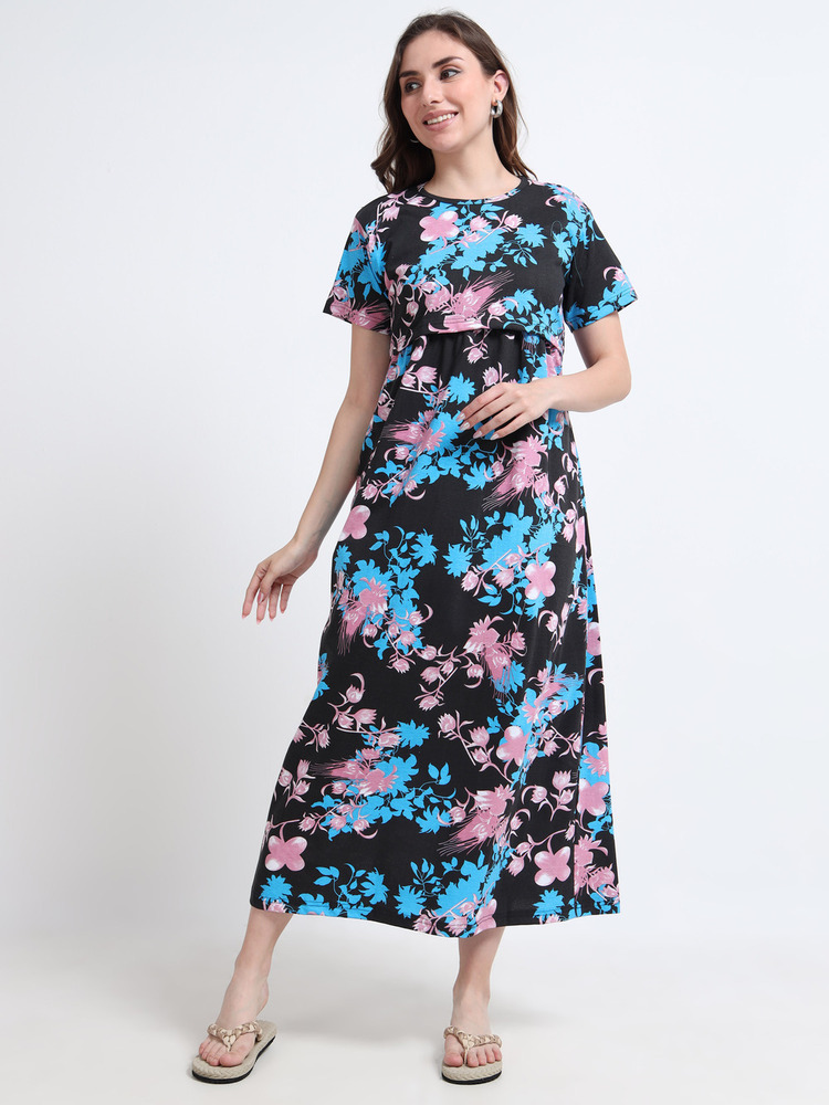Blilly Printed Midi Dress