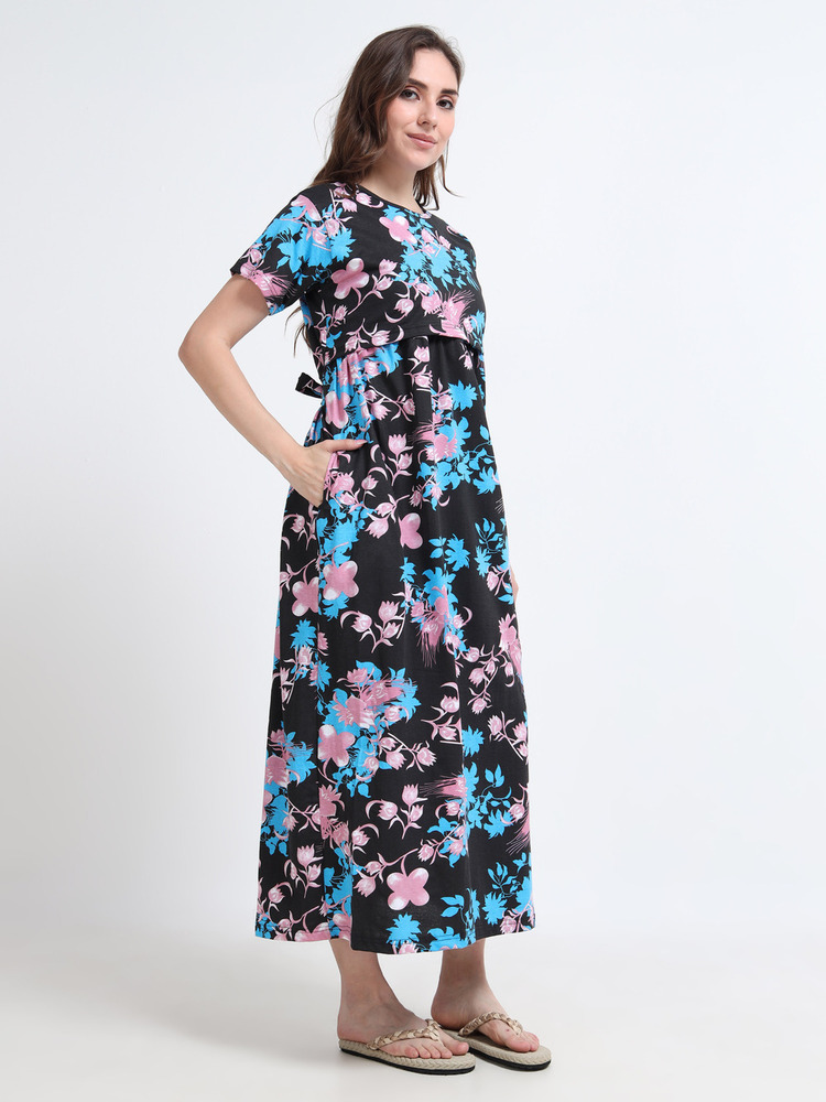 Blilly Printed Midi Dress