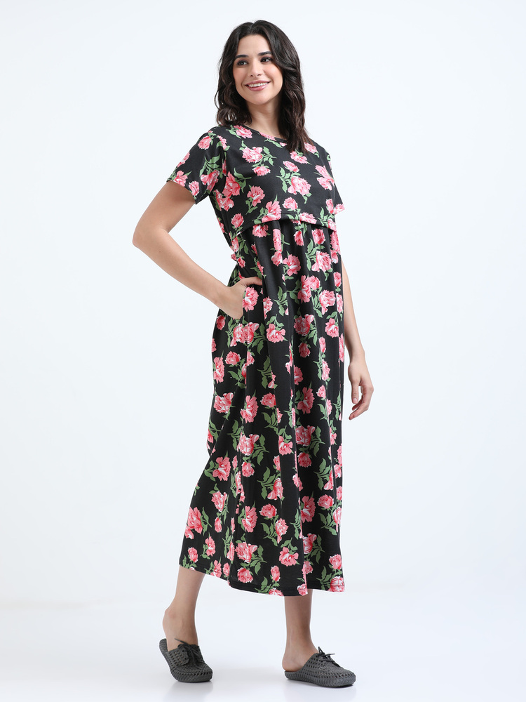Brose Printed Midi Dress