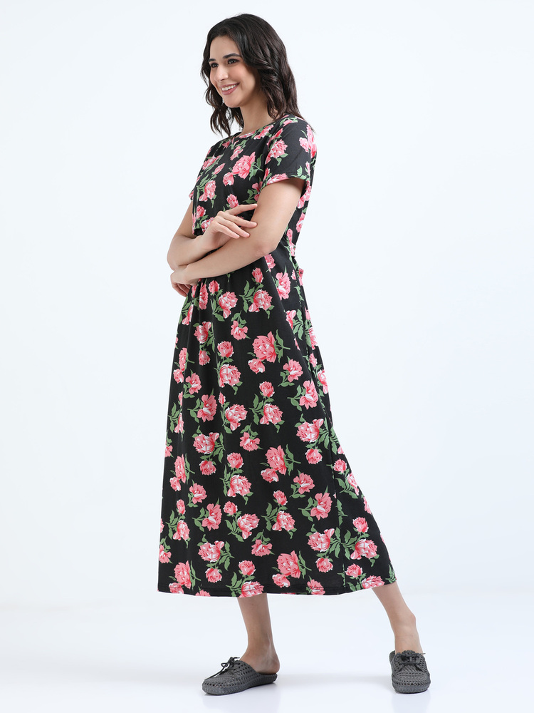 Brose Printed Midi Dress