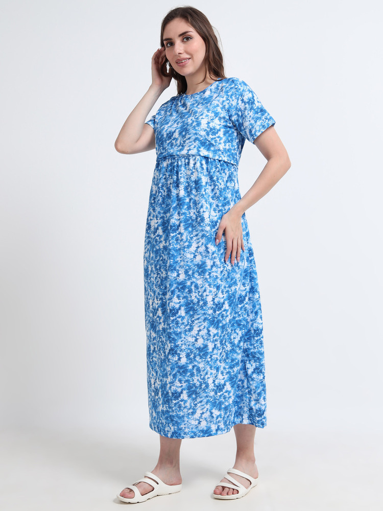 Bluestar Printed Midi Dress