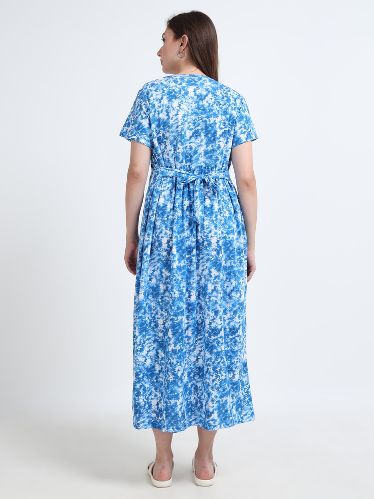 Bluestar Printed Midi Dress