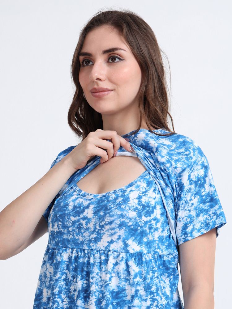 Bluestar Printed Midi Dress