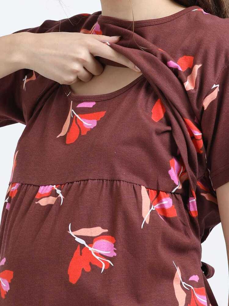 MRF Printed Midi Dress