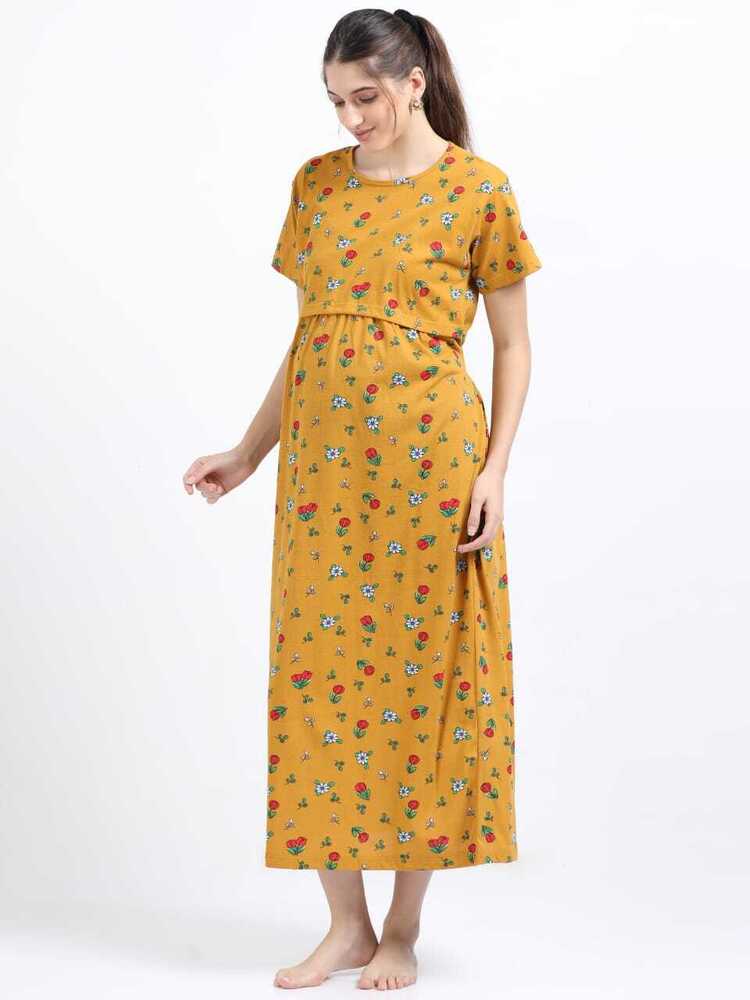 FB Printed Midi Dress