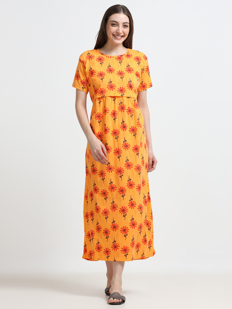 OFW Printed Midi Dress