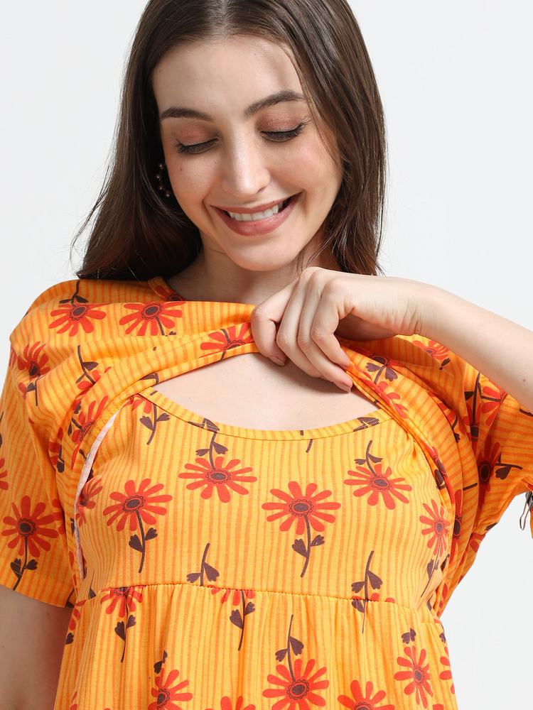 OFW Printed Midi Dress