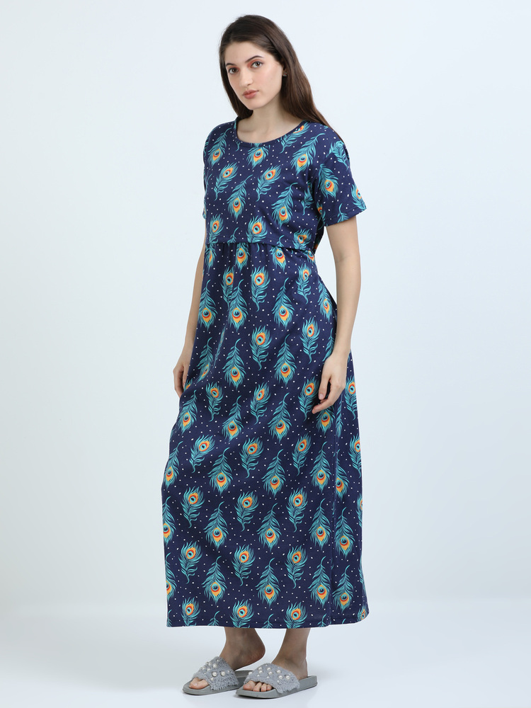 PC Printed Midi Dress