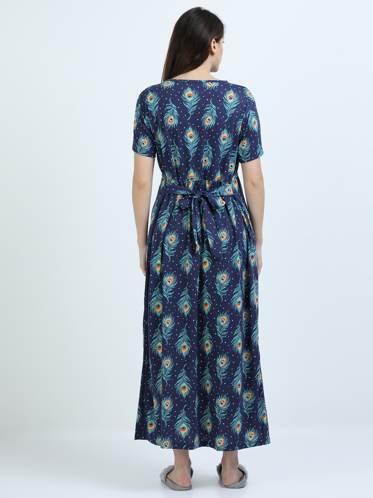 PC Printed Midi Dress