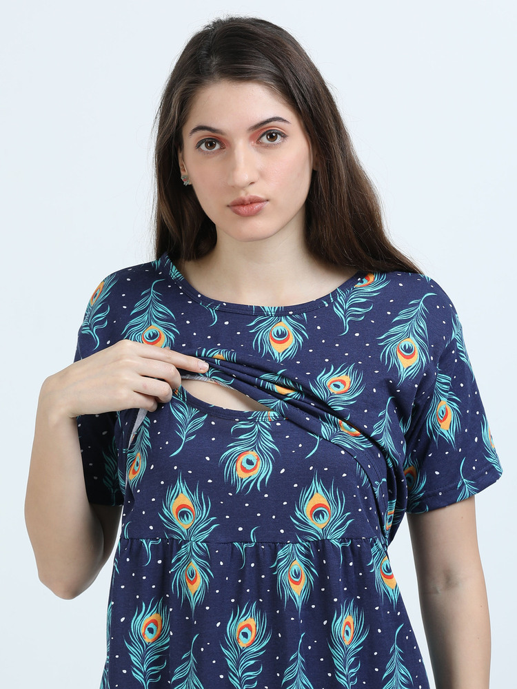 PC Printed Midi Dress
