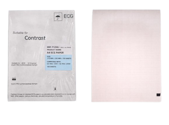A4 ECG Paper for GE Mac 5