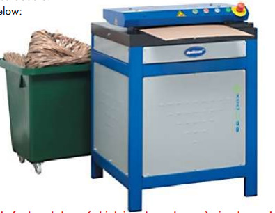 Heavy Duty Cardboard Waste Machine Ecopax CP422S2