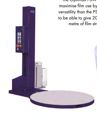 Model PSW004 Optimax Automatic Pallet Stretch Wrap Turntable Machine