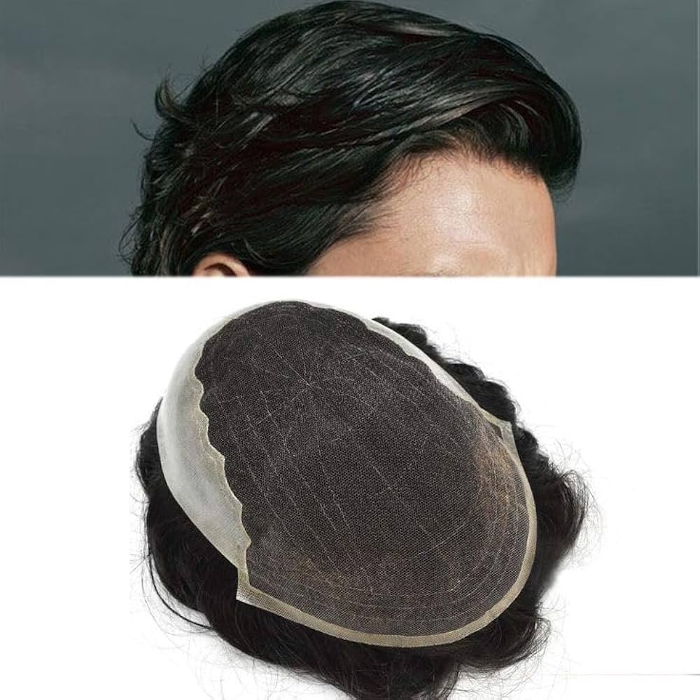 Q-6 Hair Patch - Color: Natural Black/brown