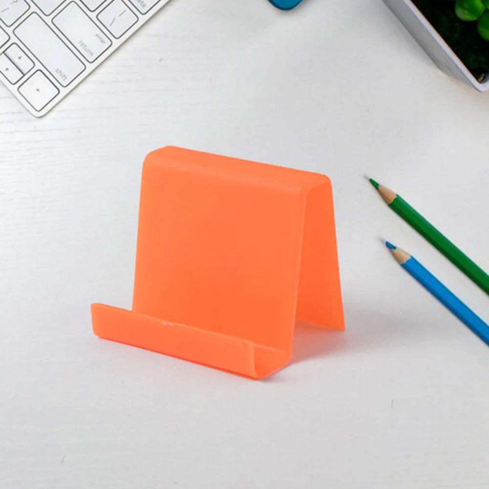 Durable Plastic Mobile Phone Stand with Angled Support (2 Pc / Mix Color)