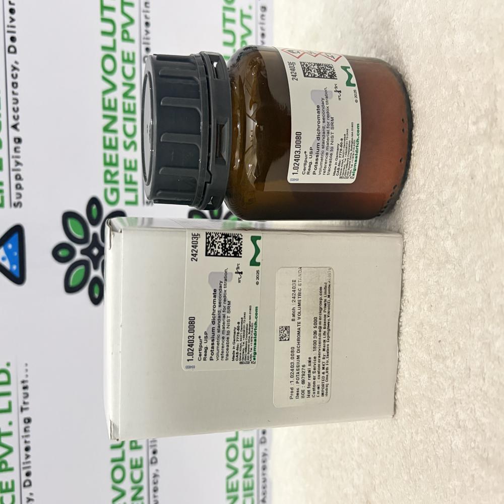 POTASSIUM DICHROMATE VOLUMETRIC STANDARD MERCK , 80g