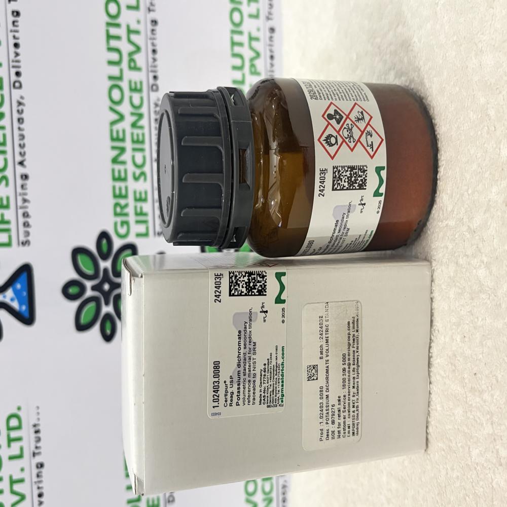 POTASSIUM DICHROMATE VOLUMETRIC STANDARD MERCK , 80g