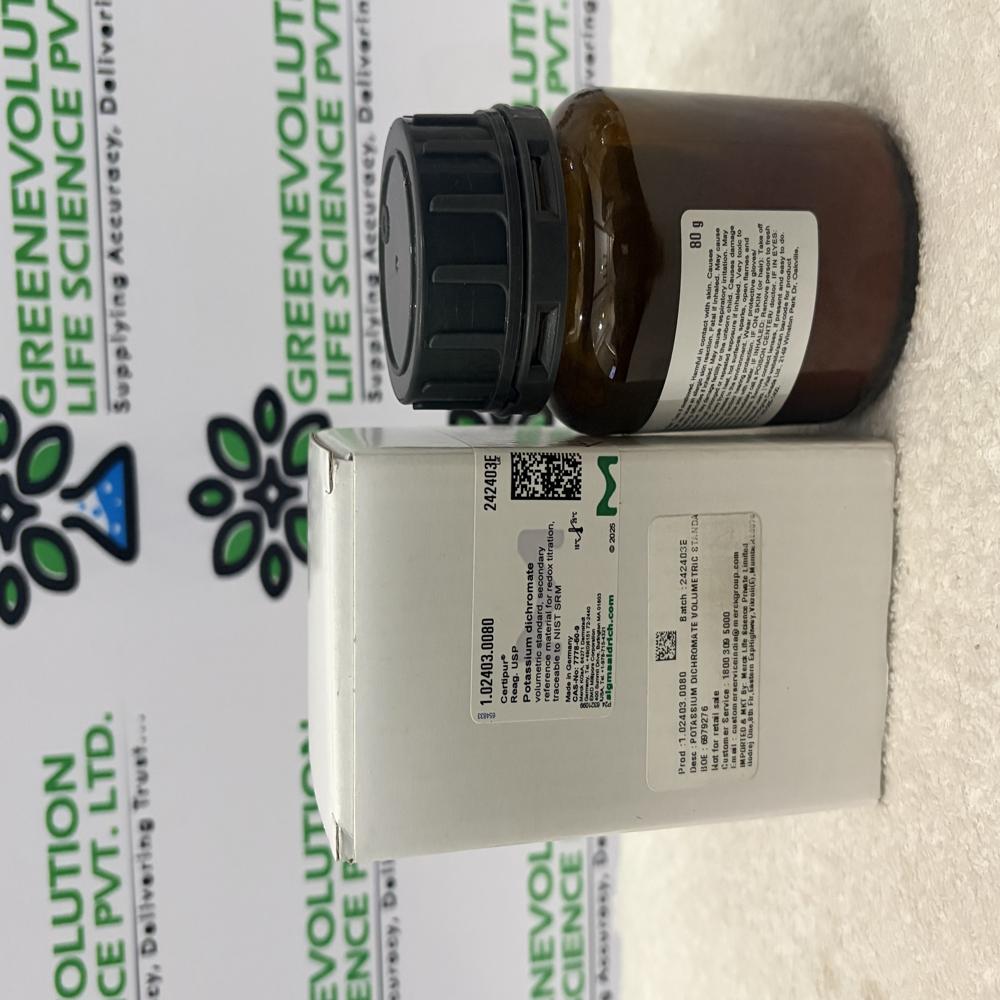 POTASSIUM DICHROMATE VOLUMETRIC STANDARD MERCK , 80g