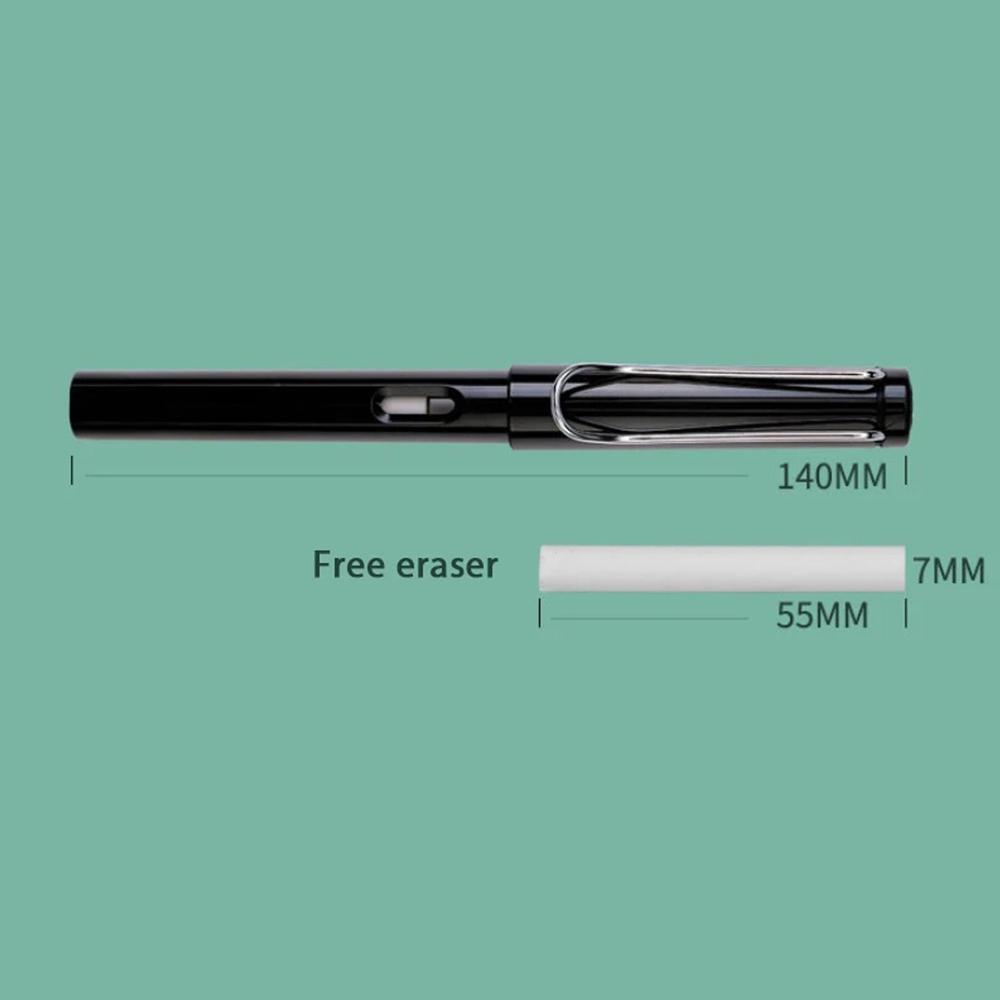 2-in-1 Everlasting Magic Pencil with Replaceable Eraser (1 Pc / Mix Color)