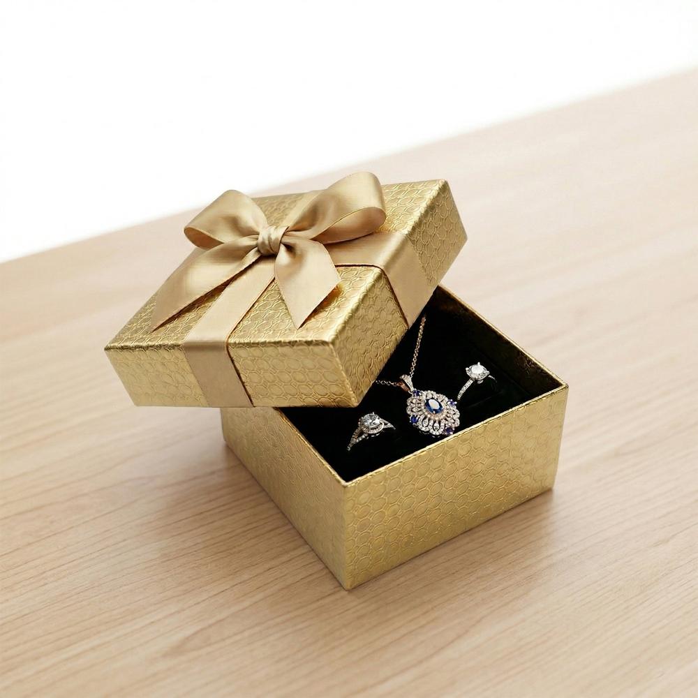 Elegant Premium Gift Box With Decorative Ribbon (1 Pc) - Application: As Per Product Requirement