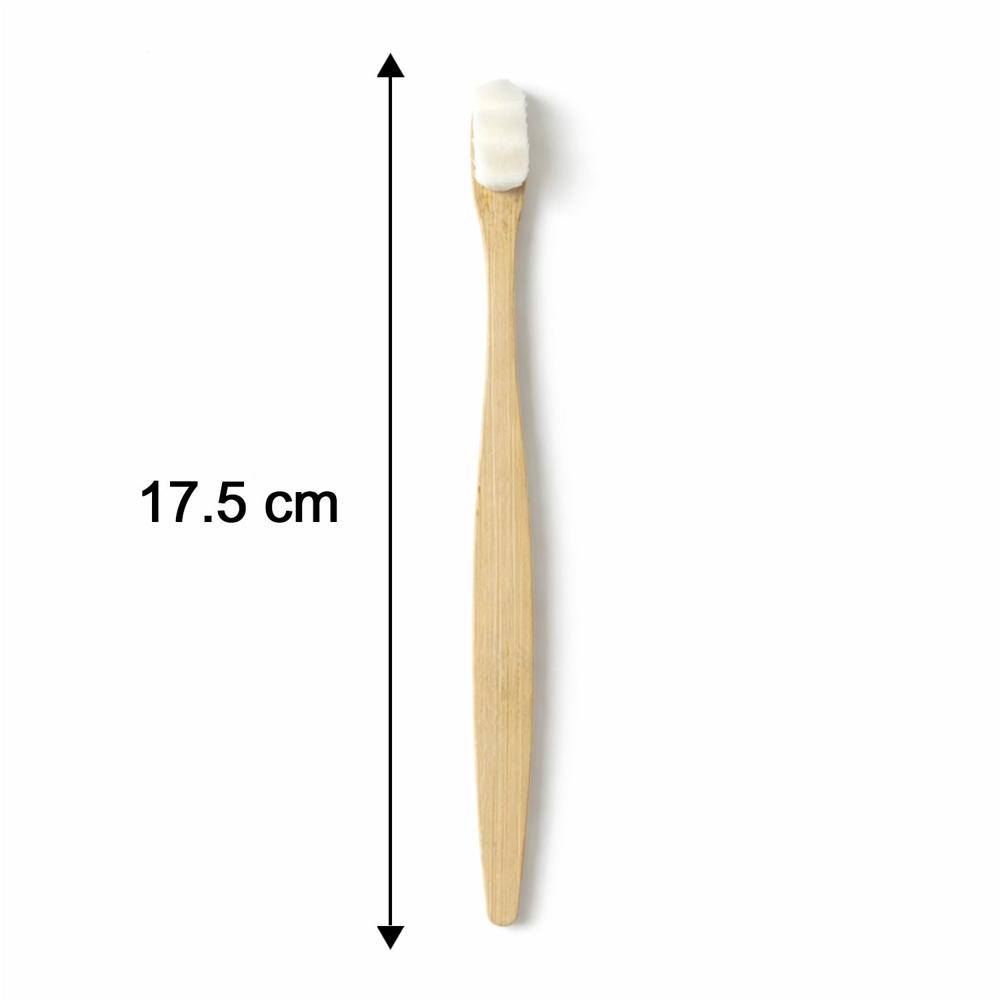 Natural Wooden Handle Tooth Cleaning Brush With Case (1 Pc)