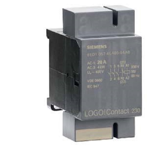 Siemens, LOGO! Contact, 6ED1057-4EA00-0AA0, 4 kW / up to 20 A Resistive, Single-phase, 230 V AC