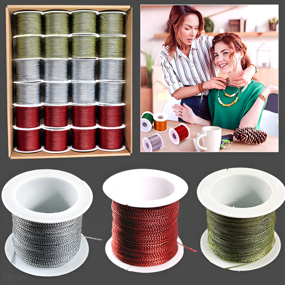 decorative metallic craft cords