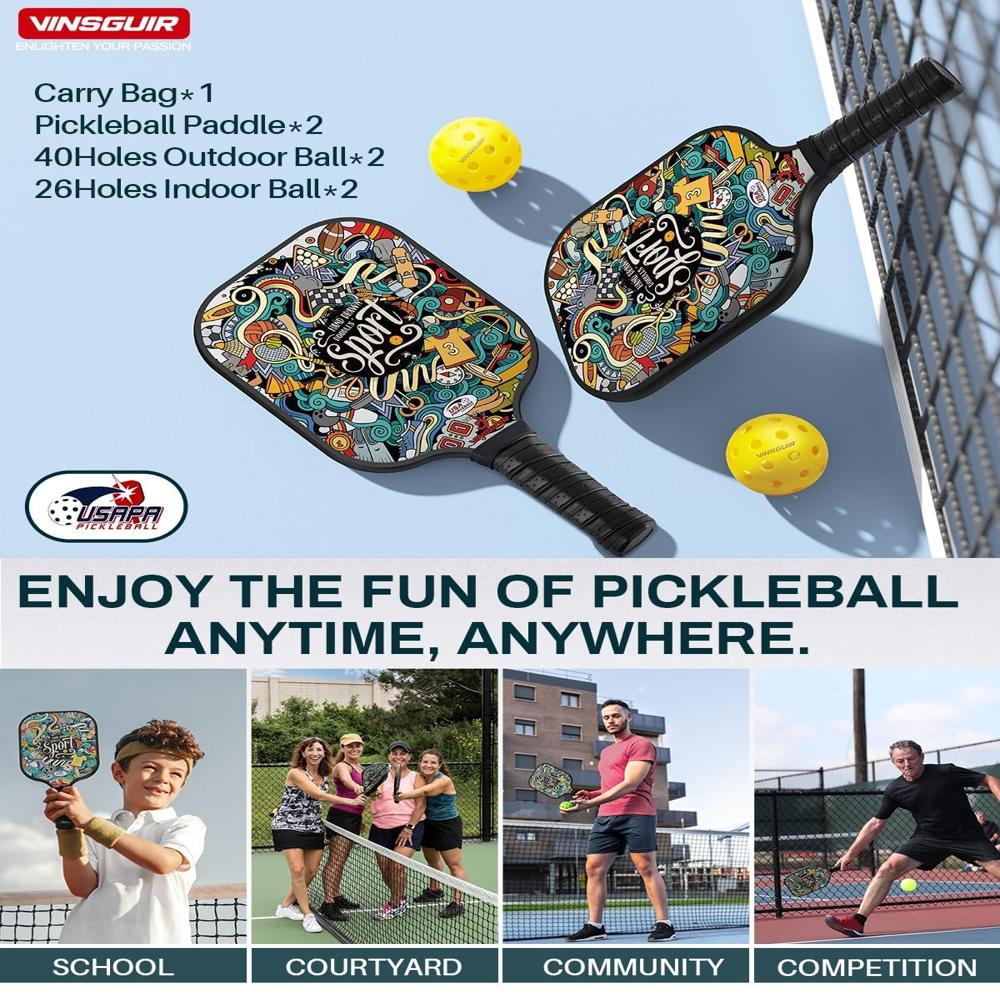 Pickleball Paddle Set
