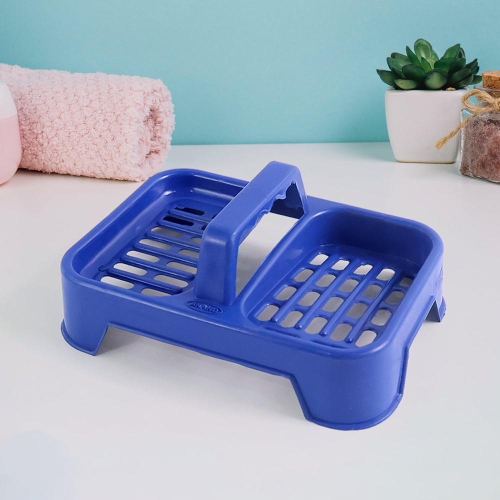 Premium 2-In-1 Double Soap Dish Stand (1 Pc) - Application: As Per Product Requirement