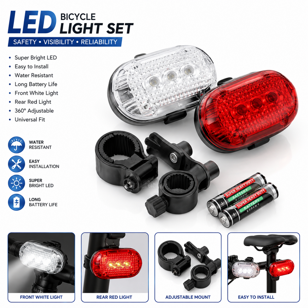 Bicycle LED Light Set