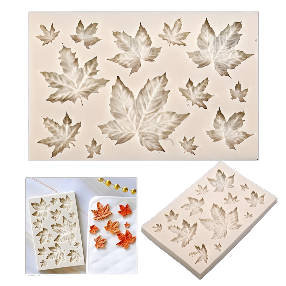 Maple Leaf Shape Silicone Candle Mould