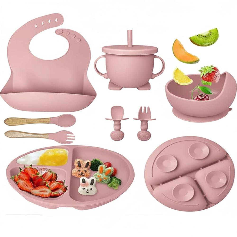 8 Pcs Silicone Baby