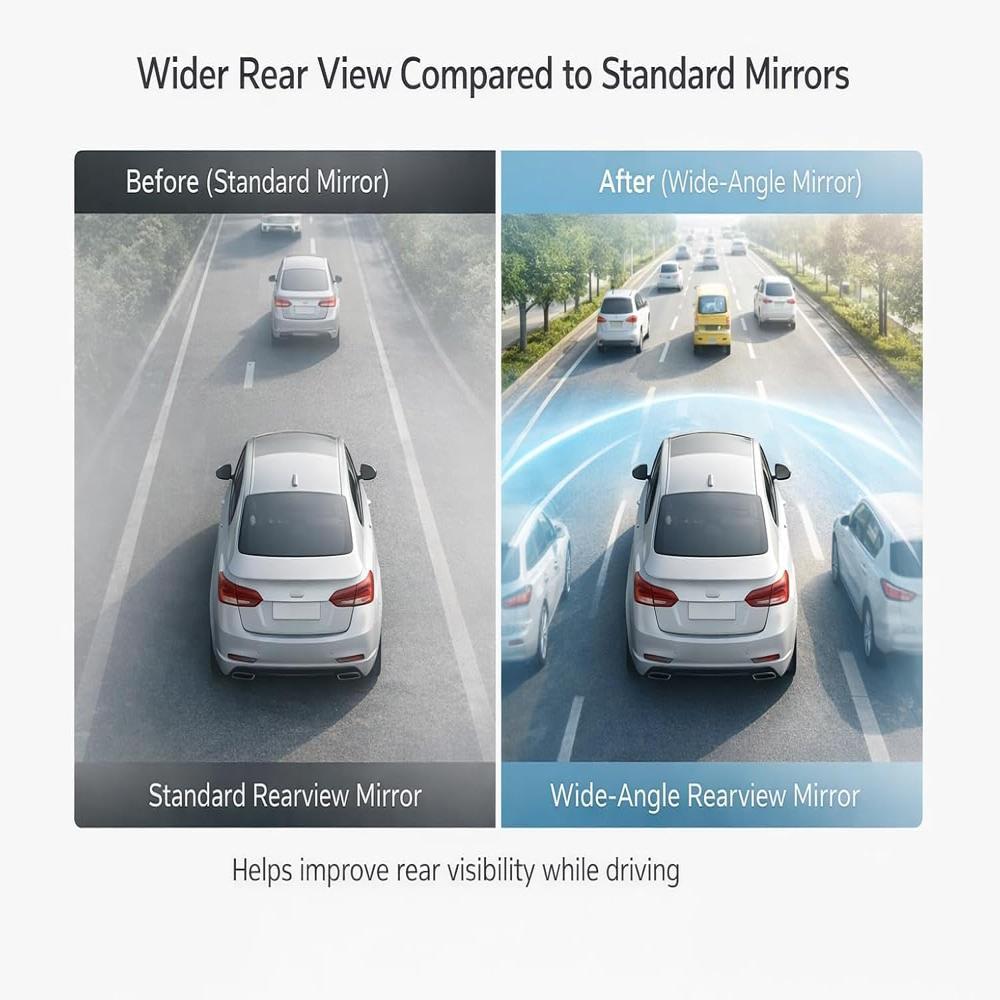 Car Vanity Rear Mirror