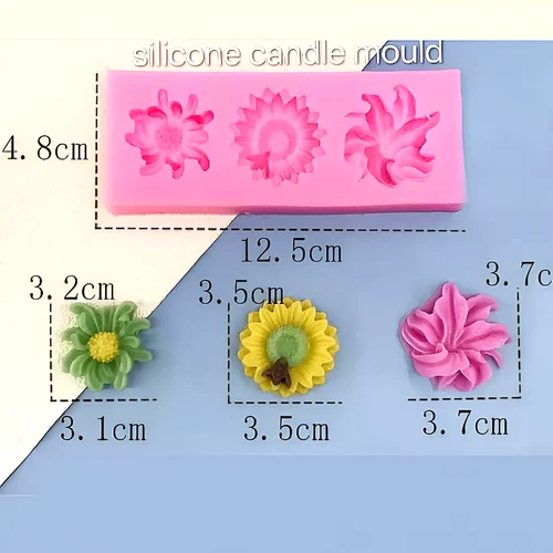 Flower Silicone Candle Mould