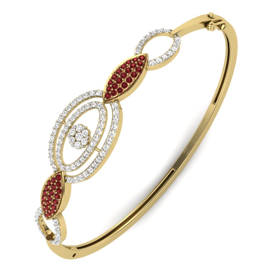 925 Silver CZ Bracelet PBG-022-Y1