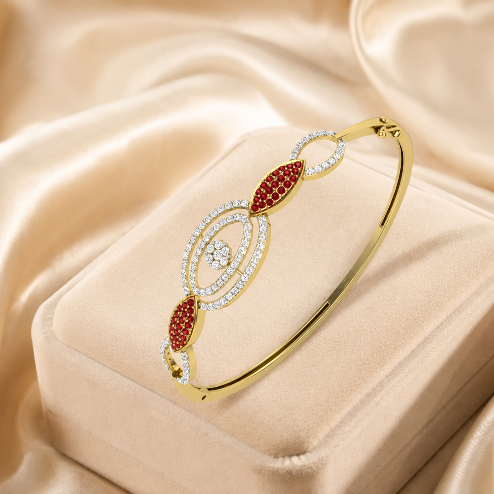925 Silver CZ Bracelet PBG-022-Y1
