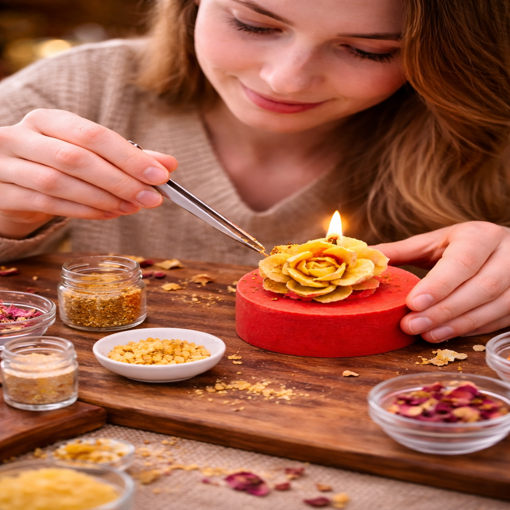 Flower Silicone Candle Mould