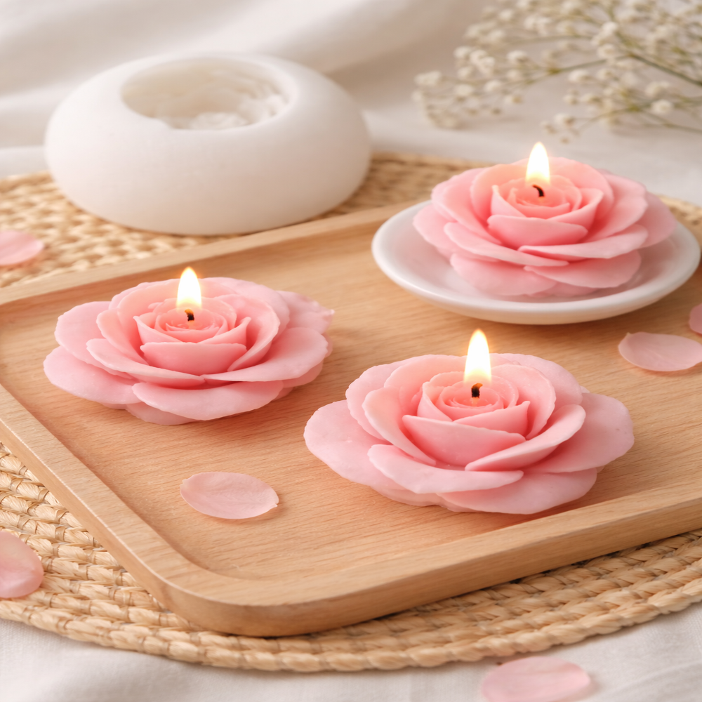 Flower Silicone Candle Mould
