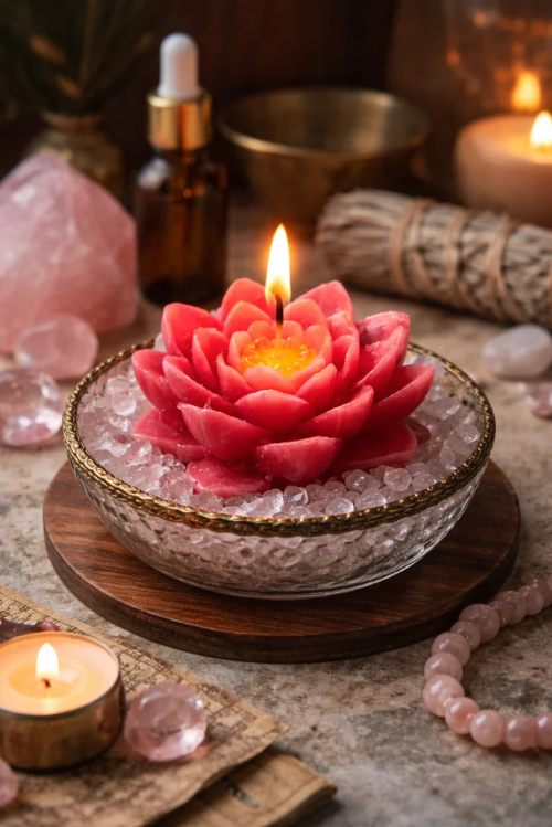 Flower Silicone Candle Mould
