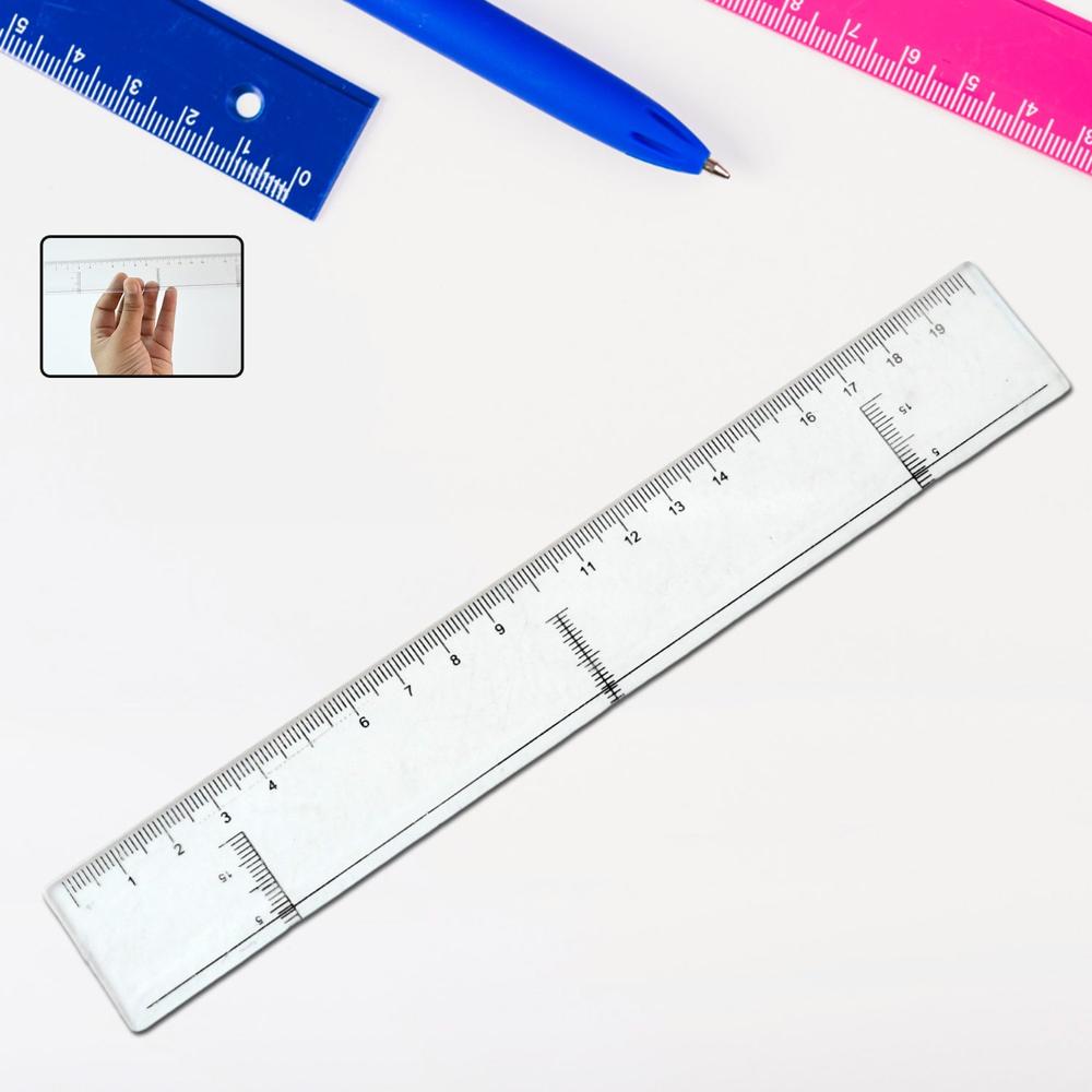 20 Cm Transparent Plastic Ruler (1 Pc) - Application: As Per Product Requirement