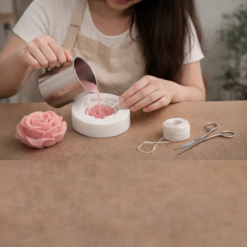 Flower Silicone Candle Mould