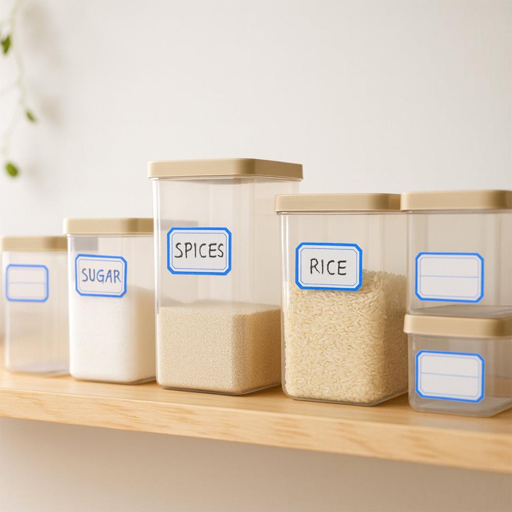 Multipurpose Writable Label Stickers (5 Sheets Set) - Application: As Per Product Requirement