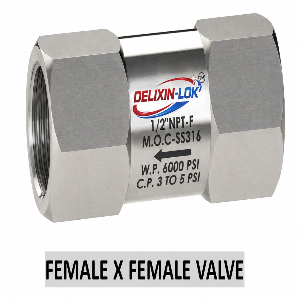Non Return Valve - Application: High Pressure Shut-Off And Flow Control