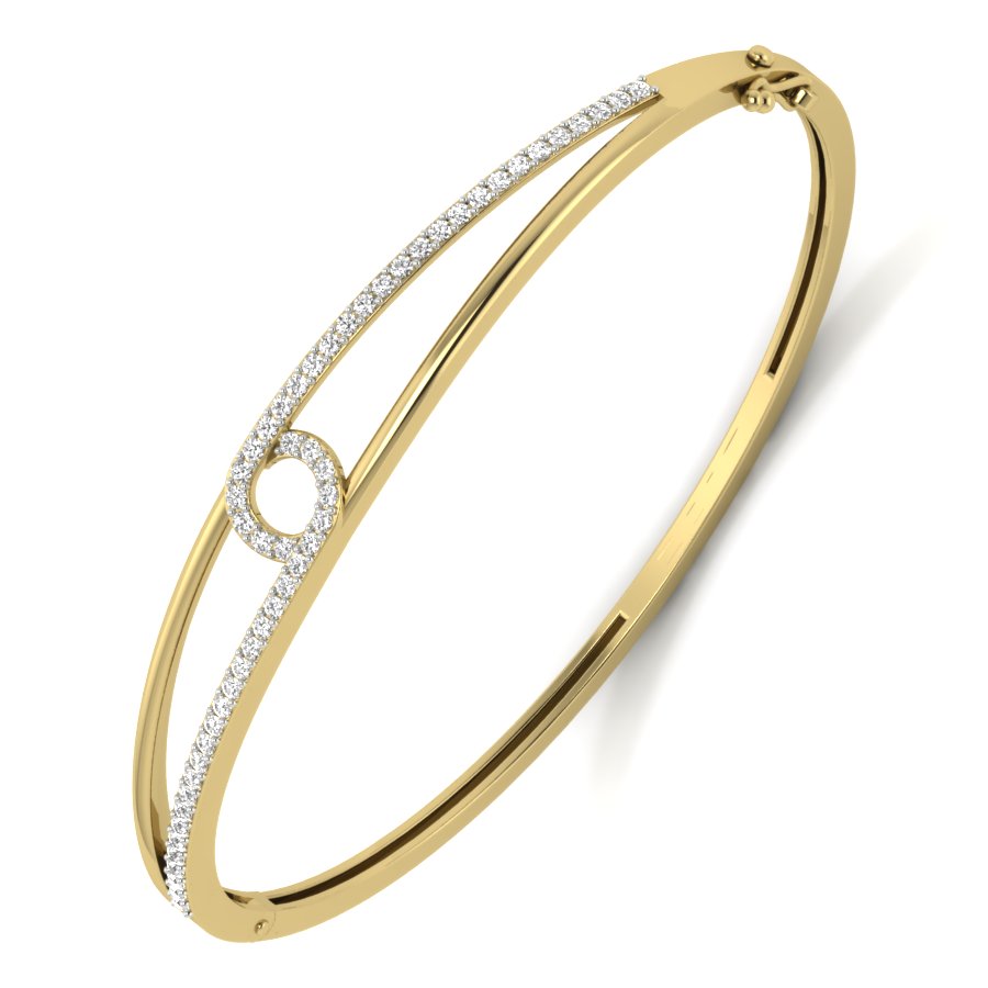 925 Silver CZ Bracelet PBG-024-Y1