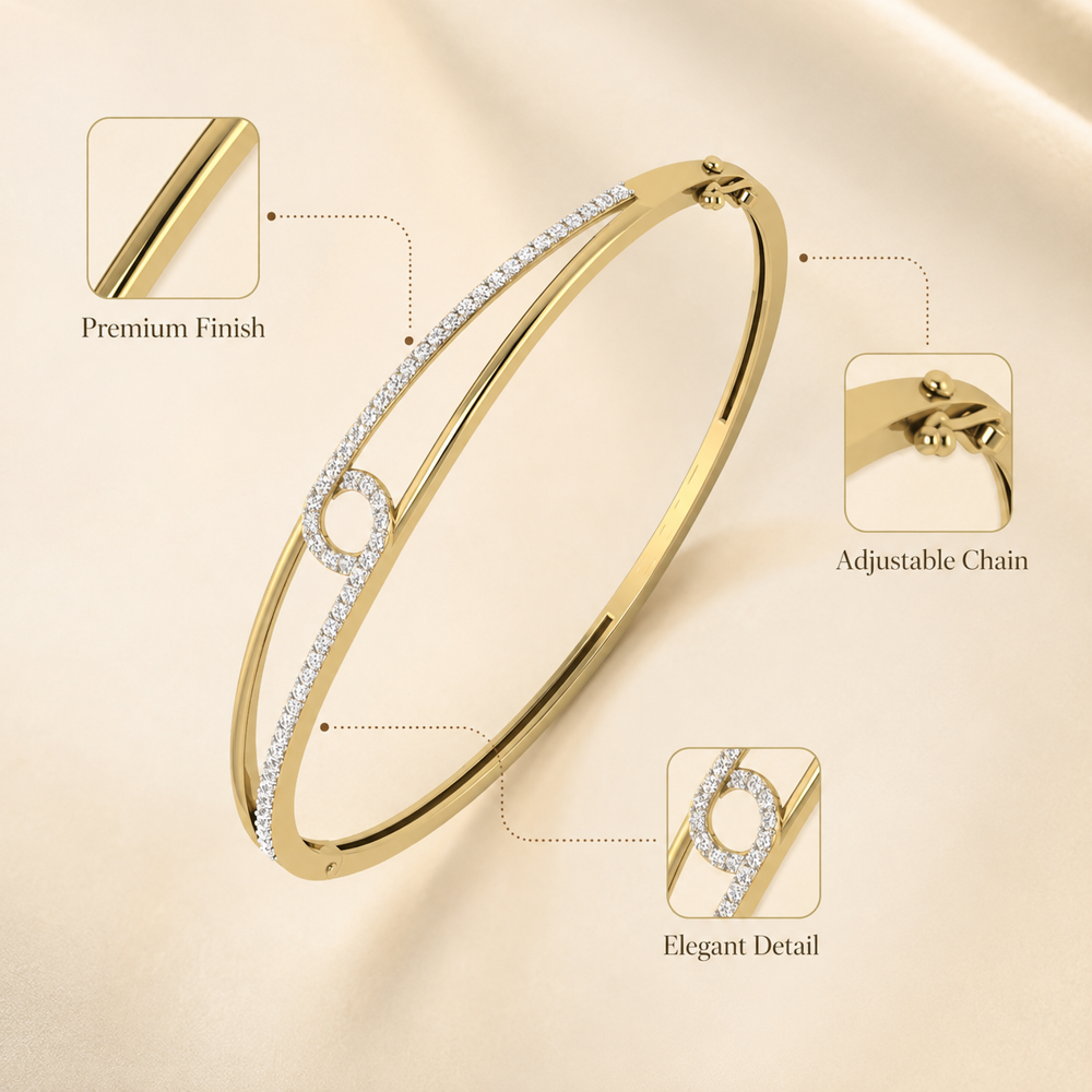 925 Silver CZ Bracelet PBG-024-Y1