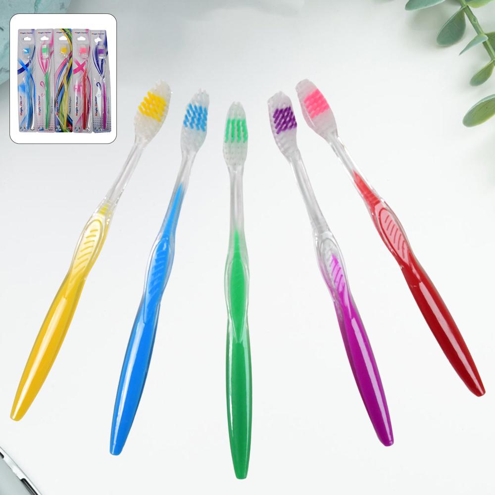Premium Plastic Toothbrush (1 Pc / Mix Color) - Application: As Per Product Requirement