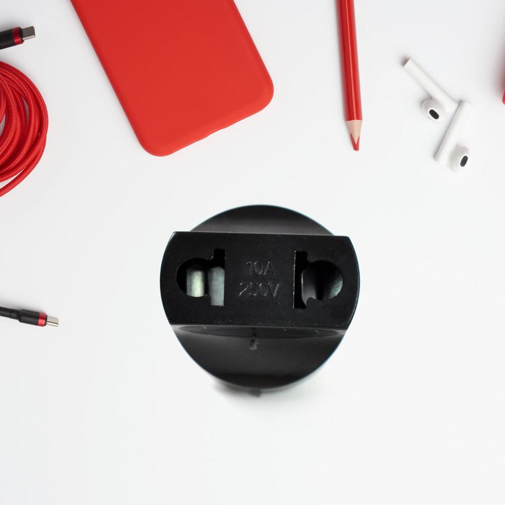2 Pin Plug Converter, Plug Adapter (1 Pc )